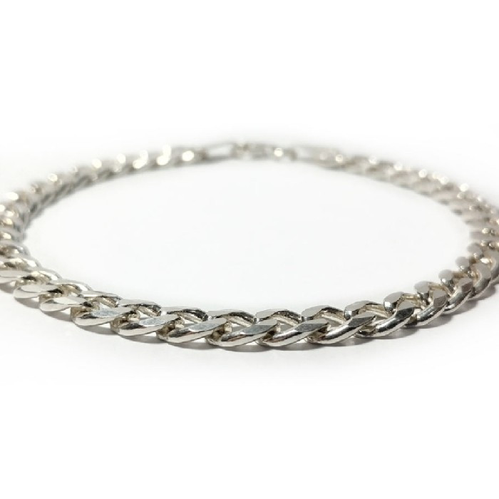 دستبند نقره مردانه کد P009 دستبند نقره مردانه کد P009