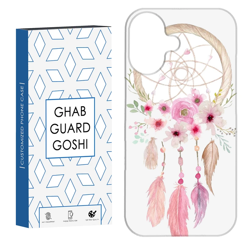 کاور قاب گارد گوشی طرح  پر کد Dimo-778 مناسب برای گوشی موبایل اپل Iphone 16  