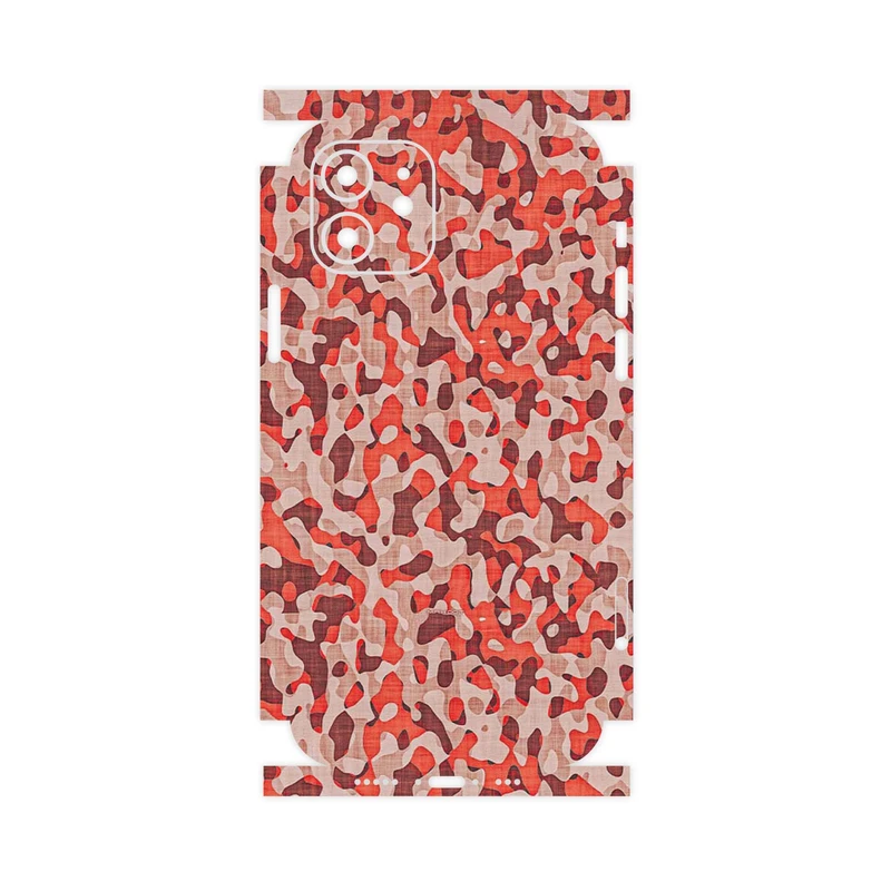 برچسب پوششی ماهوت مدل Red Infantry Army-FullSkin مناسب برای گوشی موبایل اپل iPhone 12