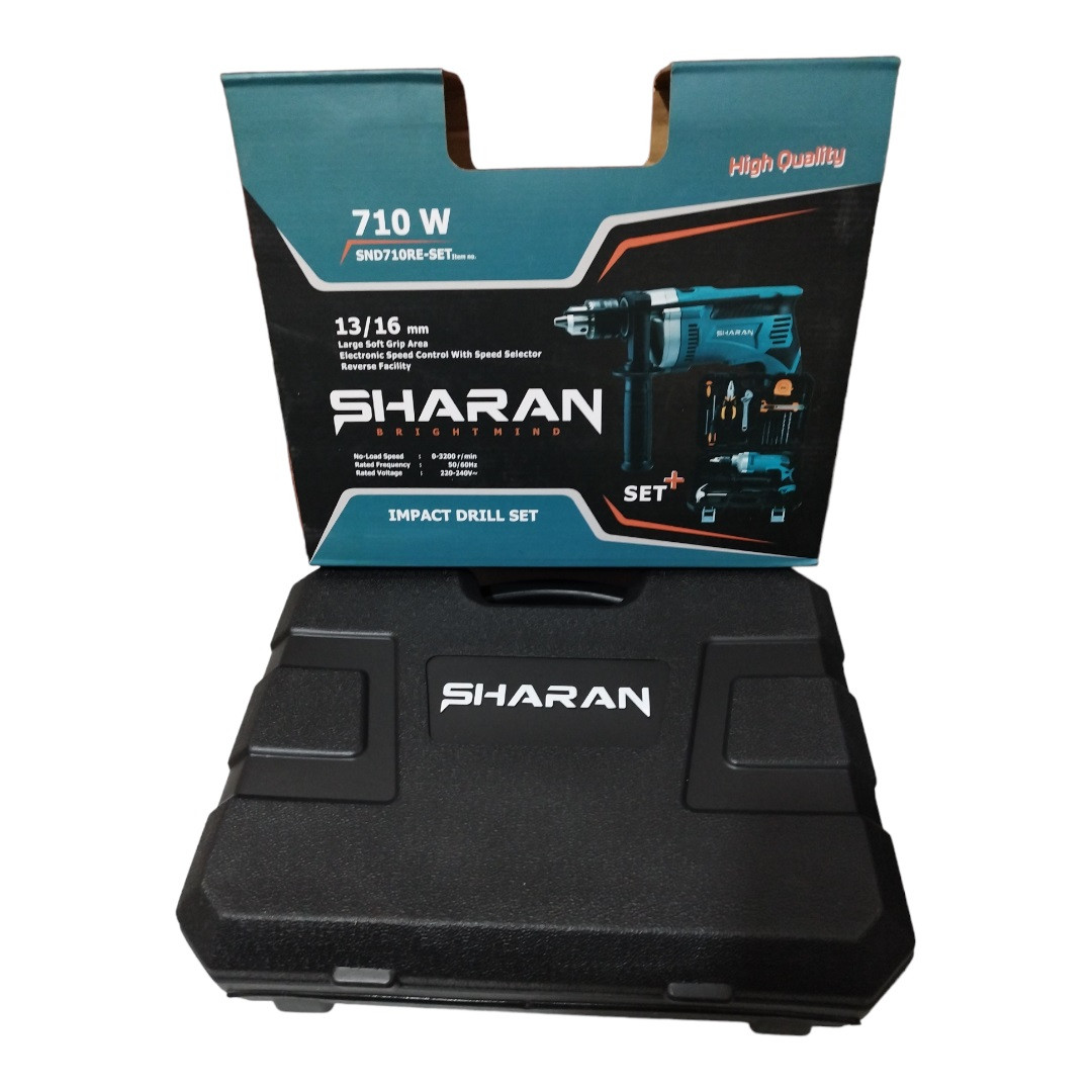 مجموعه 16 عددی دریل چکشی شاران مدل SND710RE-SET