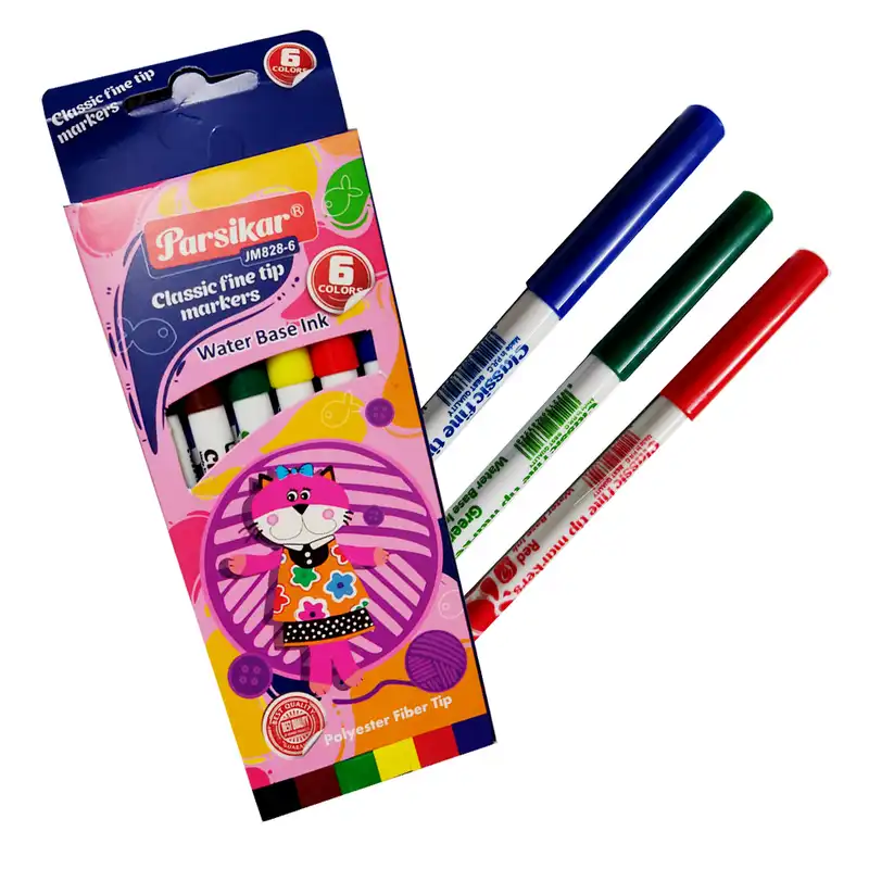 بسته لوازم تحریر پارسیکار مدل خلاقیت مجموعه 12 عددی