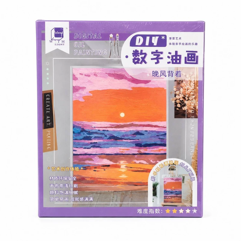 بسته نقاشی مدل Sunset بسته 6 عددی