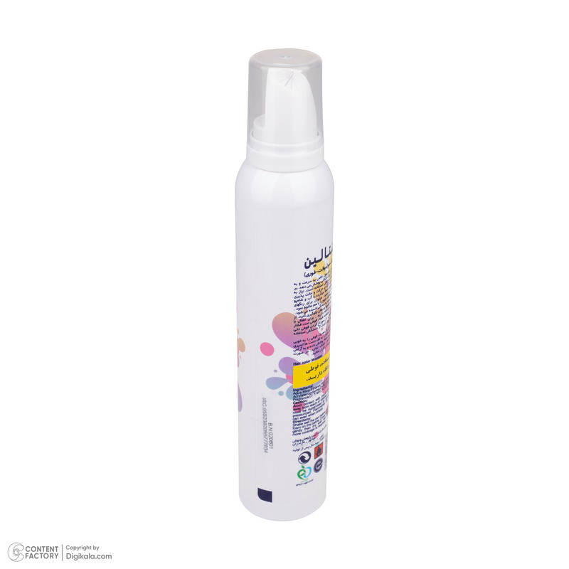 فوم رنگ مو موقت جنتالین مدل G-63 حجم 120 میلی لیتر رنگ مشکی