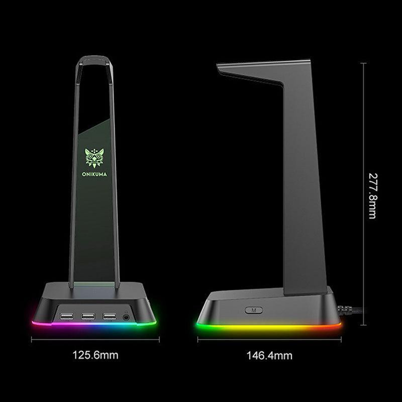 پایه نگهدارنده هدفون اونیکوما مدل USB هاب کد st-2
