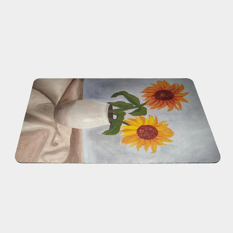 ماوس پد طرح گل آفتابگردان سایز 24x37 سانتی متر