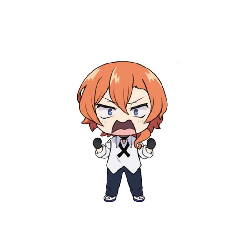 استیکر لپ تاپ و موبایل مدل انیمه طرح سگ‌های ولگرد بانگو چویا ناکاهارا Bungo Stray Dogs Chuya Nakahara کد 3212