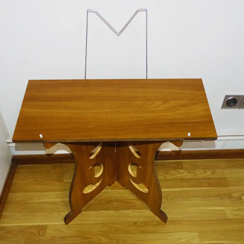 میز سنتور مدل تاشو طرح پایه نت دار کد 5499