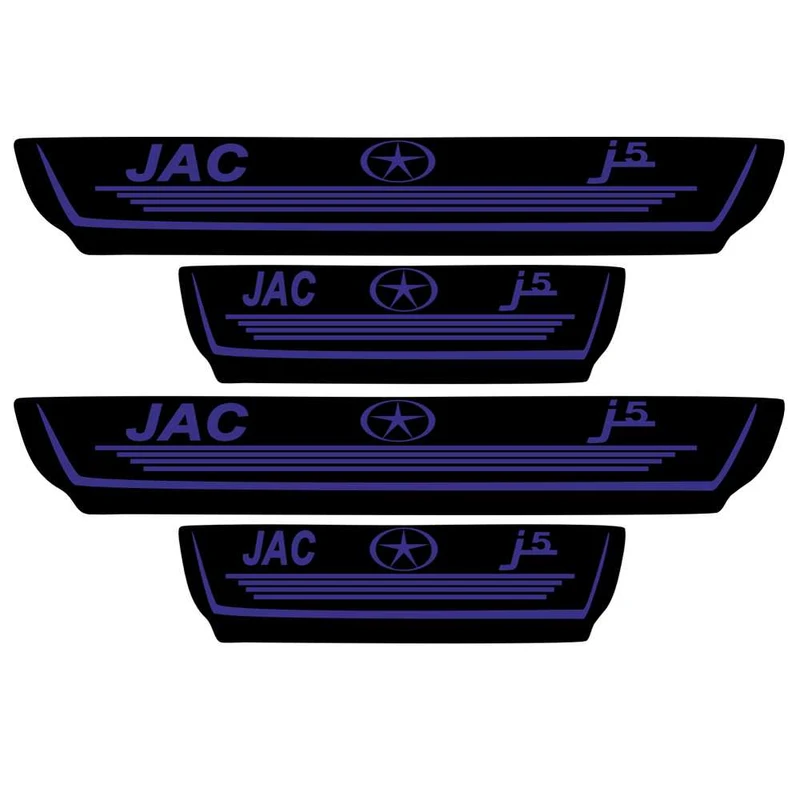   برچسب بدنه خودرو اسپرت غدیر مدل CH BL YA59 A145 مناسب برای جکJ5 بسته 4 عددی