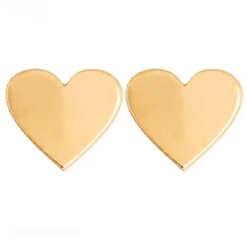 گوشواره نقره طرح قلب مدل 1588