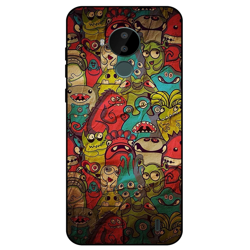 کاور مگافون طرح هیولا مدل 0101 مناسب برای گوشی موبایل نوکیا C30      