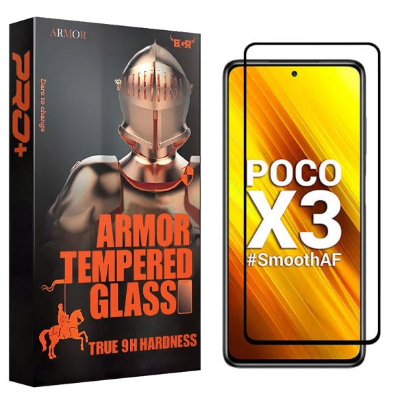 محافظ صفحه نمایش آرمور مدل BGR مناسب برای گوشی موبایل شیائومی Poco X3