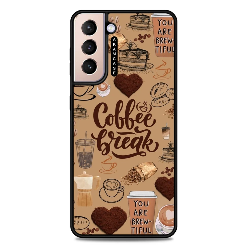 کاور آکام مدل AMC-WSGS21P-COFFEE-18 مناسب برای گوشی موبایل سامسونگ Galaxy S21 Plus