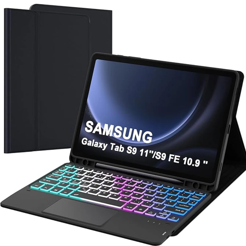 کیف کیبورد دار مدل NB---002 مناسب برای تبلت سامسونگ Galaxy Tab S9 / S9 FE 11 inch