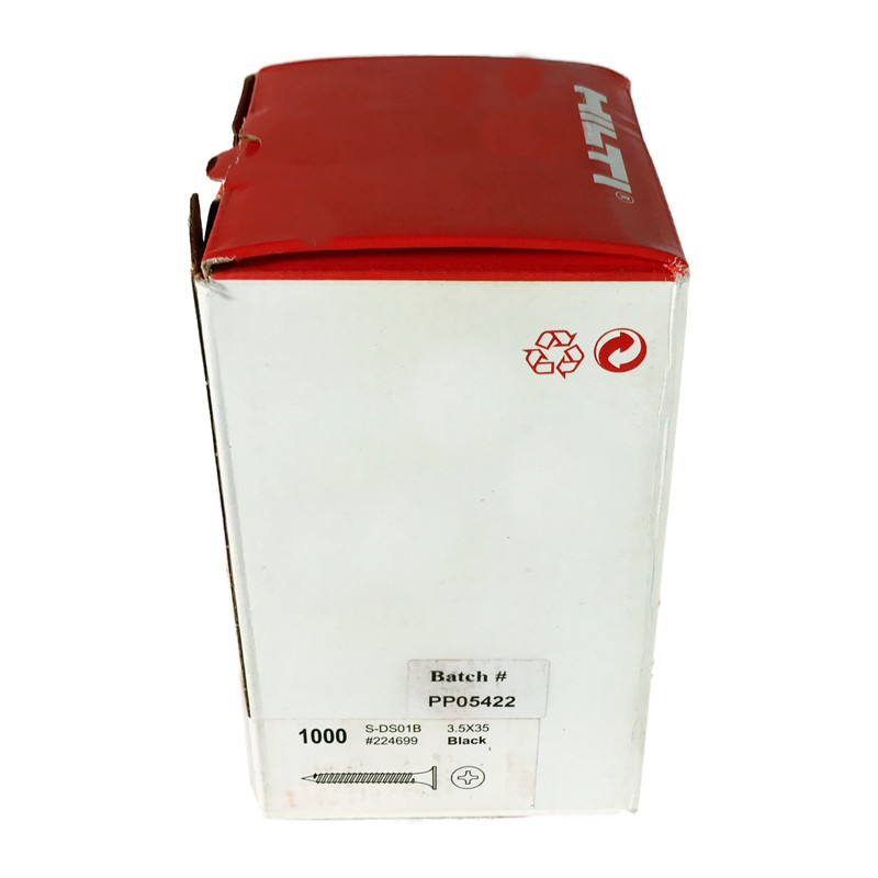 پیچ هیلتی مدل DS01B - 3.5x35mm بسته 1000 عددی پیچ هیلتی مدل DS01B - 3.5x35mm بسته 1000 عددی