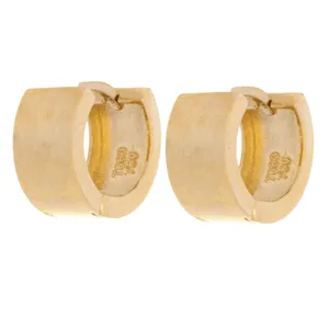 گوشواره طلا 18 عیار زنانه طلای مستجابی مدل جلوا گرد  کد 1