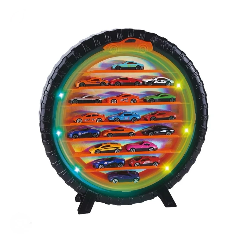 کیت ماشین بازی مدل پارکینگ طبقاتی طرح لاستیک