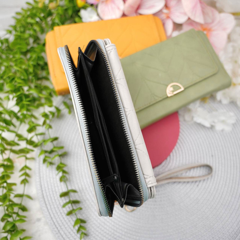 کیف پول زنانه مدل دسته دار کد KZD83-990