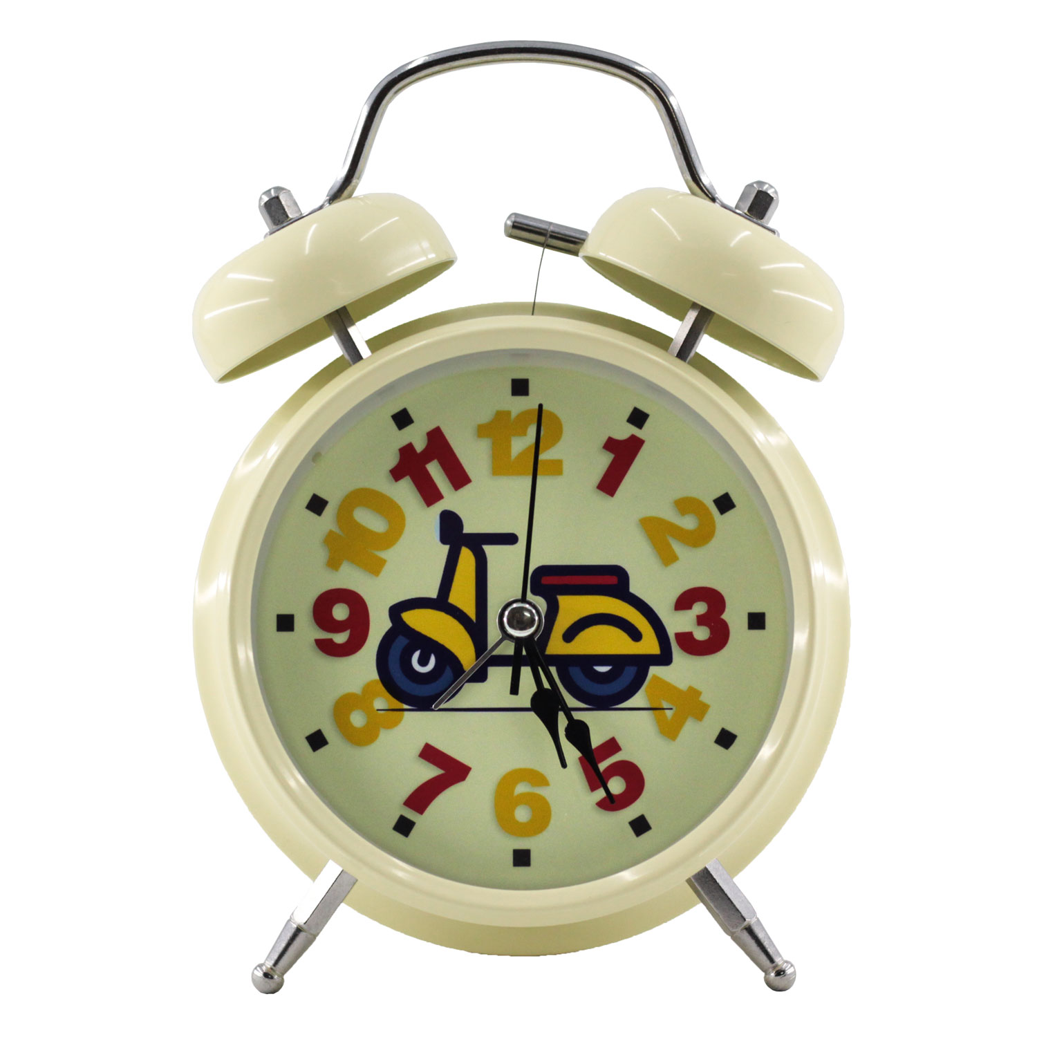 ساعت رومیزی کودک طرح موتور وسپا کد 1609