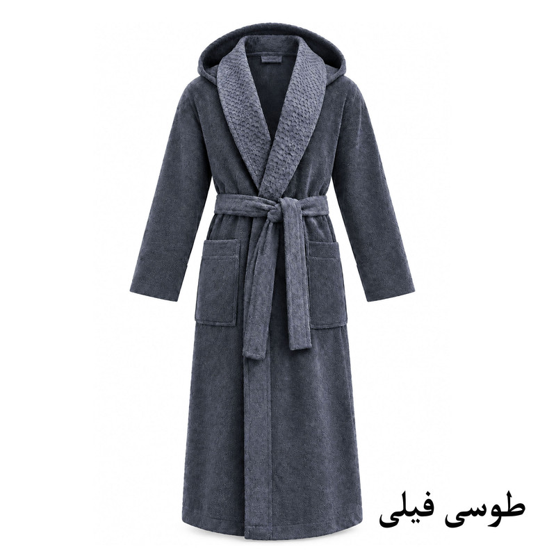 حوله پالتویی پودیران بافت مدل افرا سایز 125 مناسب برای قد 155 الی 183 سانتی متر

