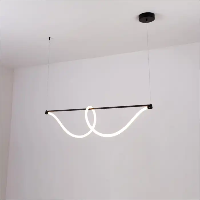 لوستر مدل مدرن طرح فلکسی 360 خطی کد F48722