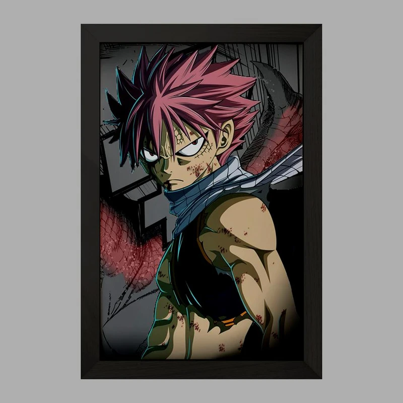 تابلو خندالو مدل ناتسو انیمه فری تیل Fairy Tail  کد 16458