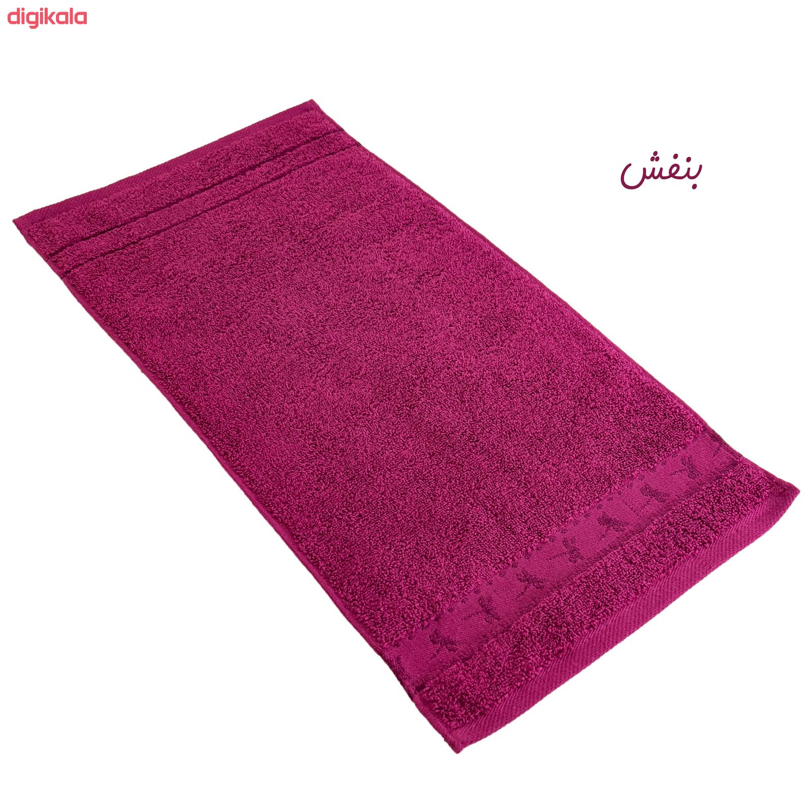 حوله دستی آذین بافت مدل تاج سایز 30x60 سانتی متر main 1 2