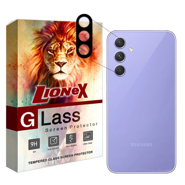 محافظ لنز دوربین لایونکس مدل 5DLENSLION مناسب برای گوشی موبایل سامسونگ Galaxy A34 5G