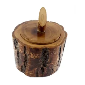 قندان چوبی مدل روستیک