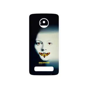 MAHOOT Silence of the Lambs Cover Sticker for Motorola Moto Z Play