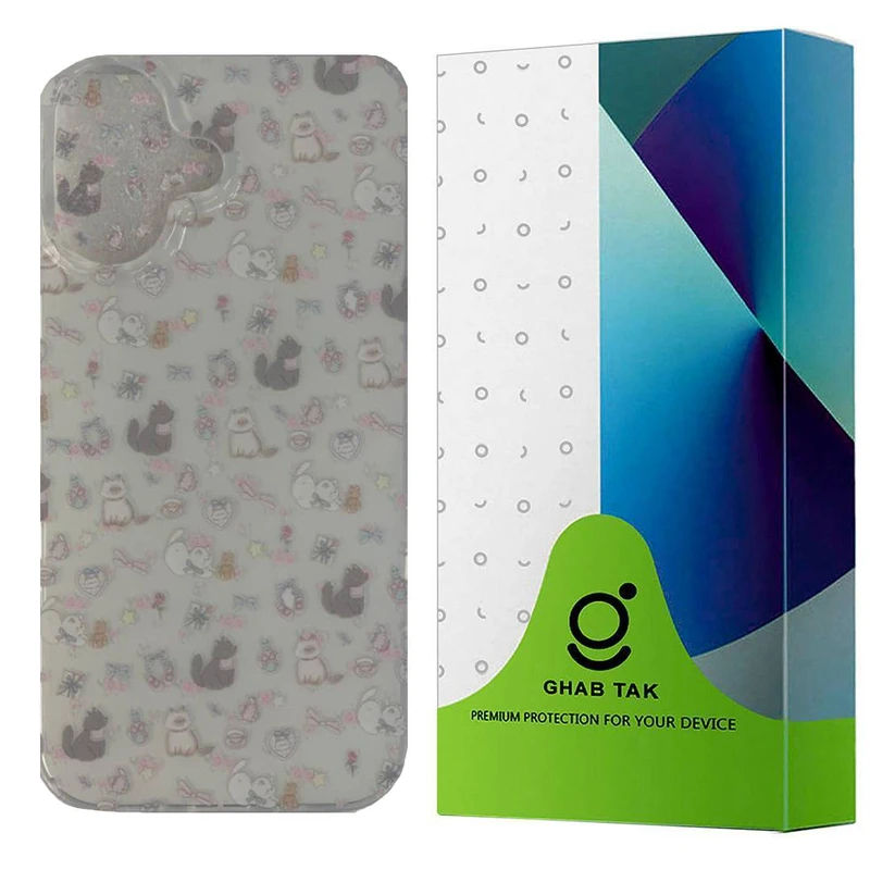 کاور قاب تک مدل گربه ناز مناسب برای گوشی موبایل اپل iPhone 16