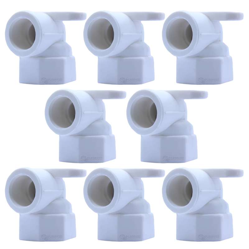 اتصال زانویی یکسر بوشن اسباب کار مدل s20 بسته هشت عددی اتصال زانویی یکسر بوشن اسباب کار مدل s20 بسته هشت عددی