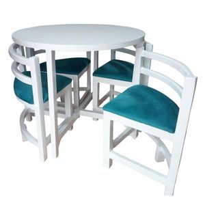 نقد و بررسی میز و صندلی ناهارخوری 4 نفره گالری چوب آشنایی مدل Wh-005 توسط خریداران