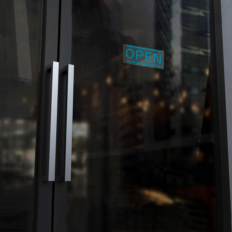 چراغ دیواری نئون دیزاین طرح Open_TBL