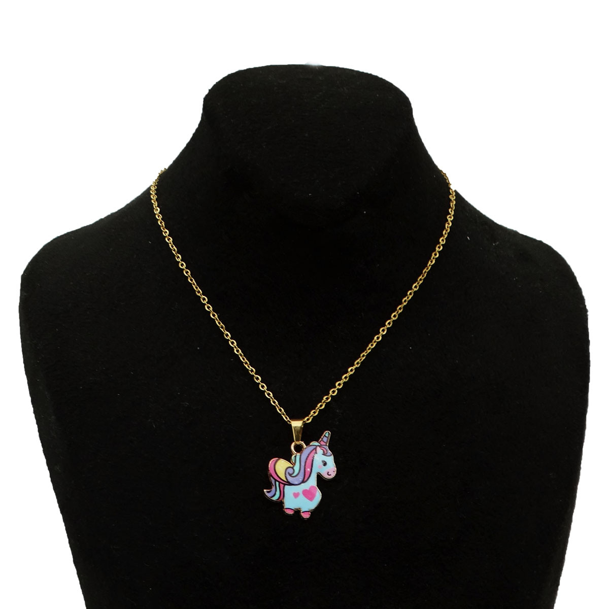 گردنبند دخترانه مدل اسب تک شاخ زیبا کد GZ-Beh-35 گردنبند دخترانه مدل اسب تک شاخ زیبا کد GZ-Beh-35