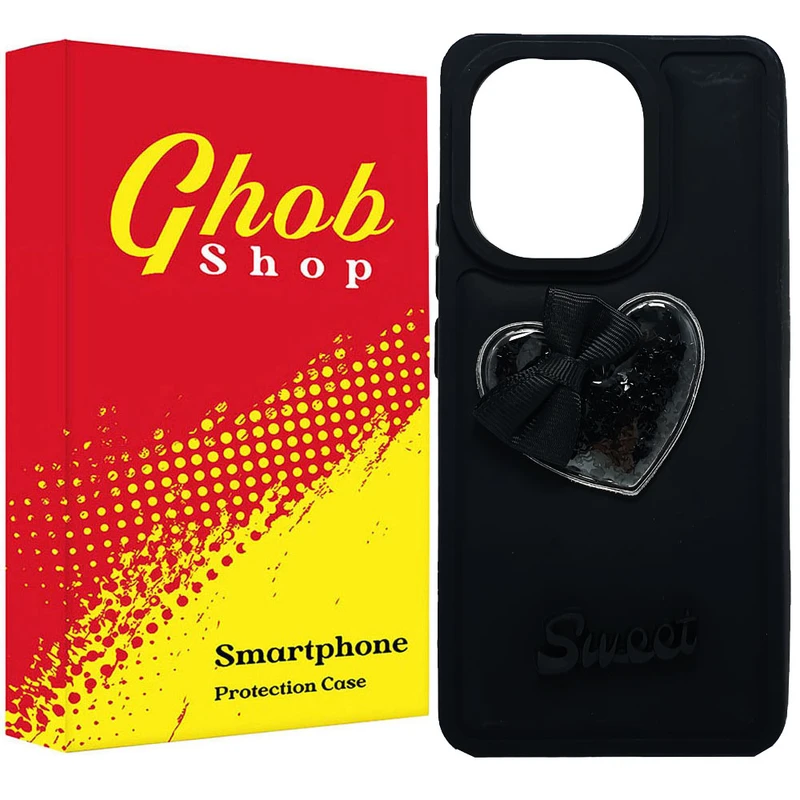 کاور قاب شاپ مدل قلب طرح دخترانه مناسب برای گوشی موبایل شیائومی Redmi Note 13 Pro 5G / Poco X6