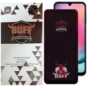 Buff Muscle-Bull-G Glass Screen Protector For Samsung Galaxy A25 5G / A24 4G / A15 5G/4G