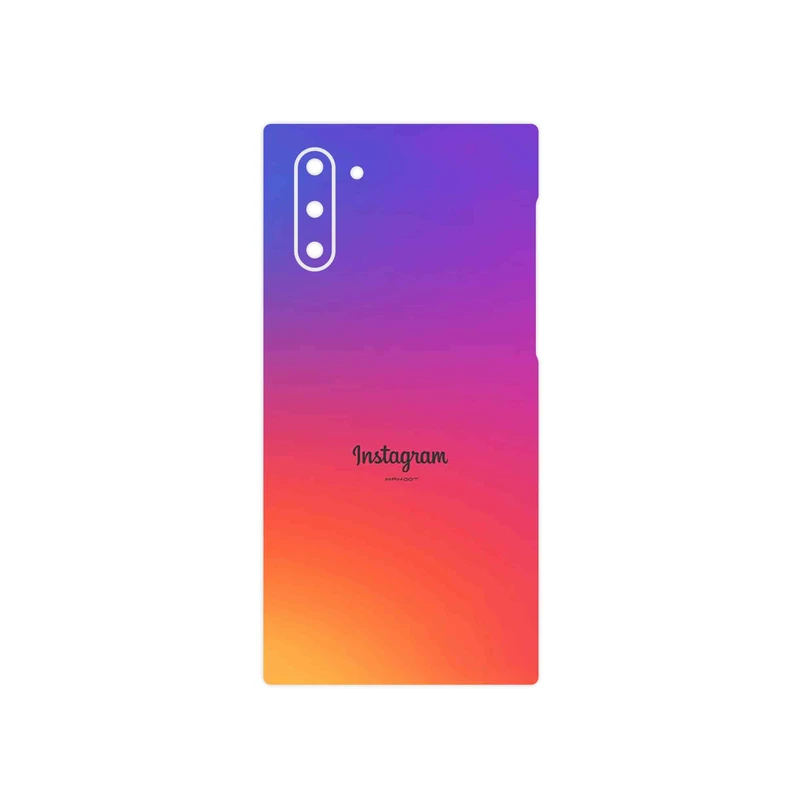 برچسب پوششی ماهوت مدل Instagram مناسب برای گوشی موبایل سامسونگ Galaxy Note 10