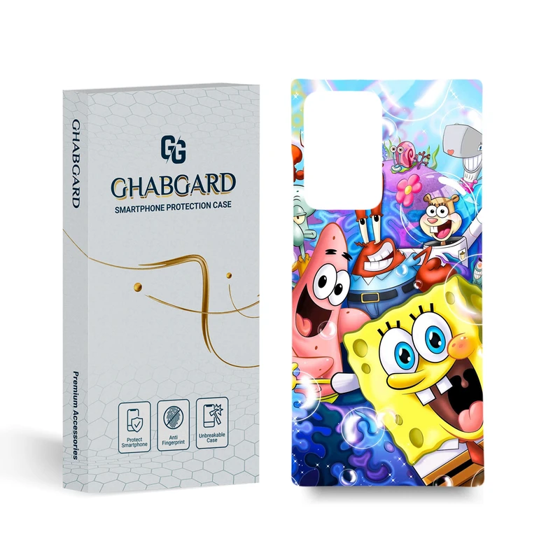  کاور قاب گارد مدل باب اسفنجی مناسب برای گوشی موبایل سامسونگ galaxy note 20 ultra