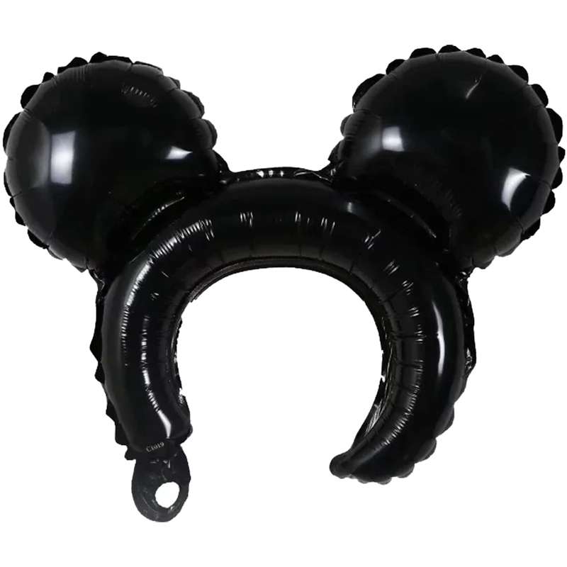 بادکنک فویلی لاکی بالونز مدل تل سر میکی کد Mickey Black01