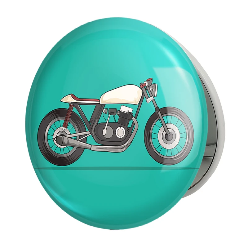 آینه جیبی خندالو طرح موتورسیکلت مدل تاشو کد 29391