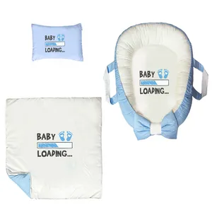 سرویس خواب سه تکه نوزاد ناریکو مدل گارد محافظ دار طرح فانتزی کد 0543