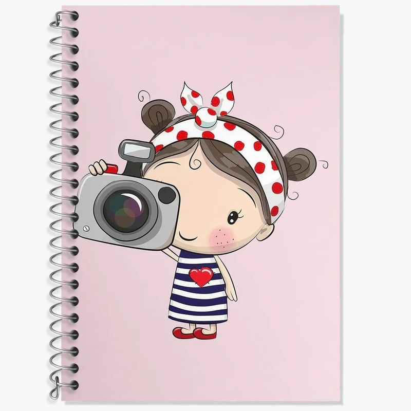 دفتر لغت 50 برگ خندالو مدل دوربین کد 1728