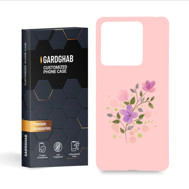 کاور گارد قاب مدل گل مناسب برای گوشی موبایل شیائومی redmi note 13 5g