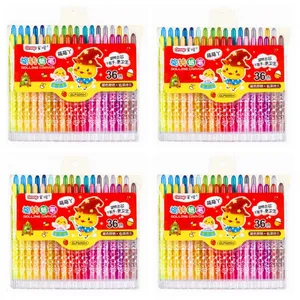 پاستل روغنی 36 رنگ مدل ROLLING TWISTY CRAYON بسته 4 عددی