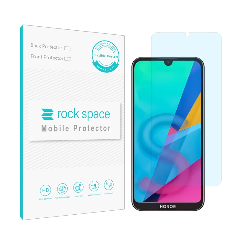 محافظ صفحه نمایش ضد اشعه آبی راک اسپیس مدل HyBLU مناسب برای گوشی موبایل آنر 8S