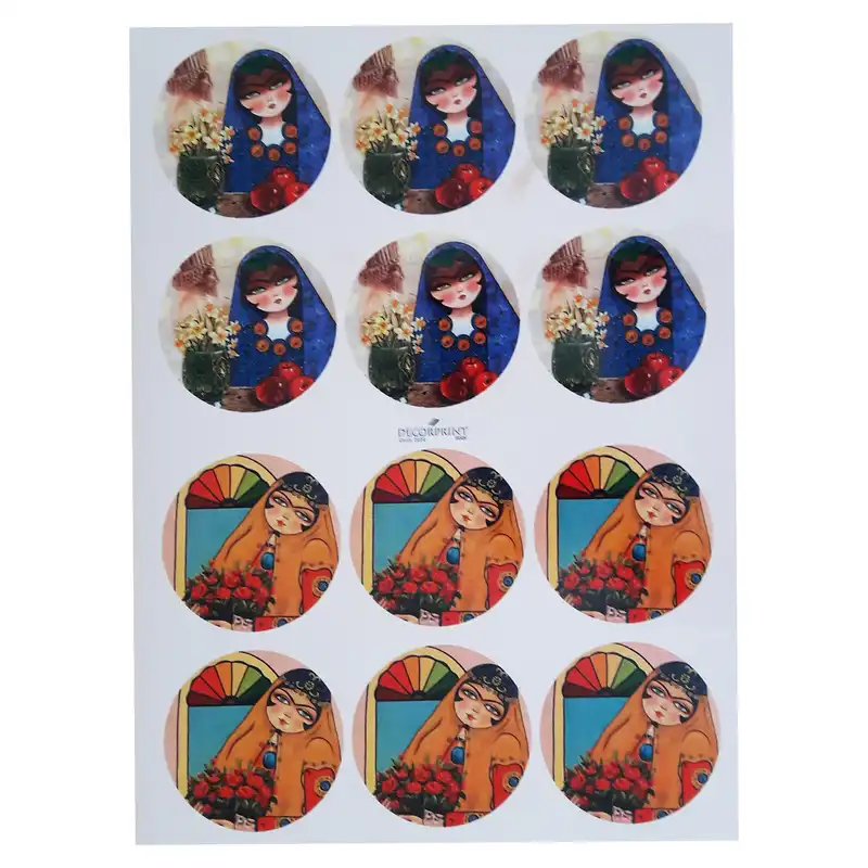 برچسب ترنسفر مدل خاتون کد 14