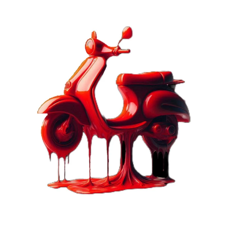 استیکر پارچه و لباس پاد آفرین مدل موتور پا کشتی کد 2299