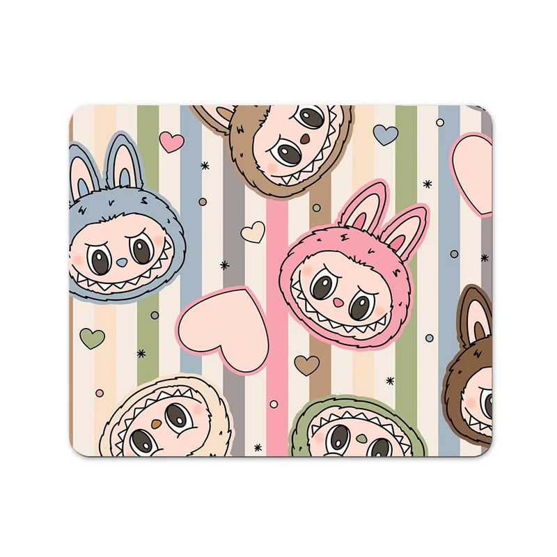 ماوس پد پاد آفرین طرح لبوبو لابوبو کد 142 سایز 19*24 سانتی متر