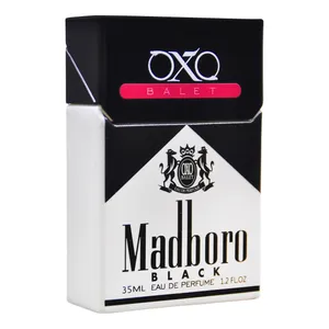 عطر جیبی مردانه اکس بالت مدل madboro black با رایحه خنک حجم 35 میلی‌لیتر