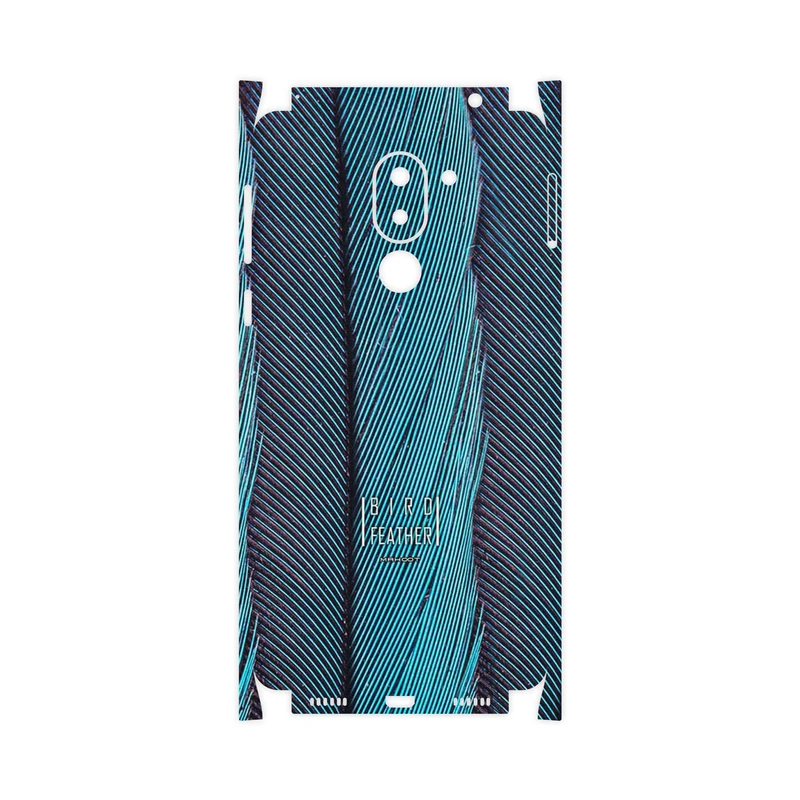 برچسب پوششی ماهوت مدل Turquoise feathers-FullSkin مناسب برای گوشی موبایل آنر 6X